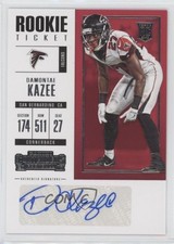 2017 Panini Contenders Rookie Ticket Damontae Kazee #181 Auto 4m6