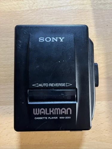 VINTAGE SONY WALKMAN CASSETTE PLAYER WM-2051 *PARTS or Repair Not Working