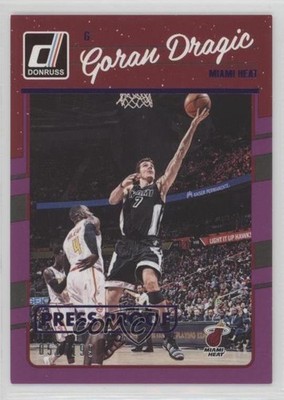 2016-17 Panini Donruss Press Proof Purple 51/199 Goran Dragic #41 0h7