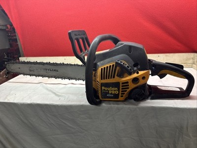 POULAN PRO 42cc CHAINSAW 16'' PP4218AV TESTED AND WORKS WELL