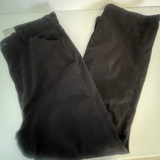 Everlane Women Black Organic Cotton Stretch Straight Leg Pant High Rise Size 8