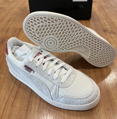 [398917-02] MENS PUMA INDOOR MESH Intense Red/ White/ White Shoes Sneakers Sz 11