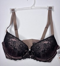 Parisa Palermo Padded Plunge Push-Up Bra 34DD...