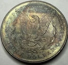 1878-S Morgan Dollar $1 Rainbow Toned BU/UNC Nice Eye Appeal