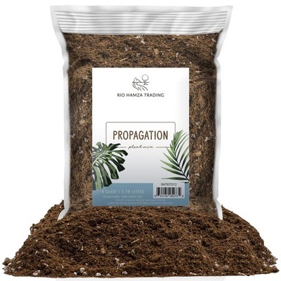 Planting Mix for Plant Propagation (4 Quarts), Hand Blended Soilless Mix for ...