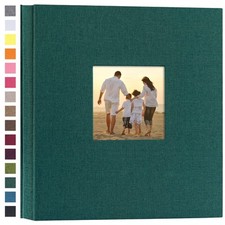 potricher Linen Hardcover Photo Album 4x6 600 Photos Large Capacity for Family