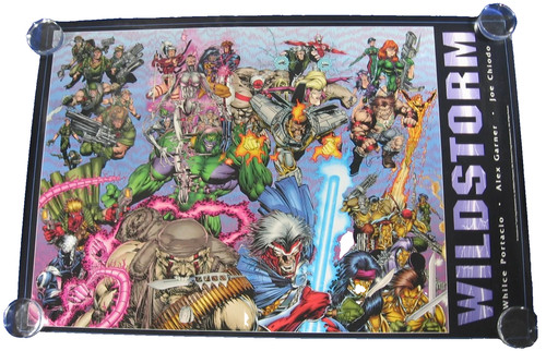1994 Wildstorm Poster 36" x 24" Whilce Portacio Image Comics Used Rolled Vintage