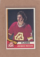 1974-75 TOPPS HOCKEY JACQUES RICHARD #139 FLAMES EX+ *A45468