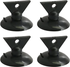 JianLing 4PCS Suction Cup for Light Bulb Removal, Changer, Black 