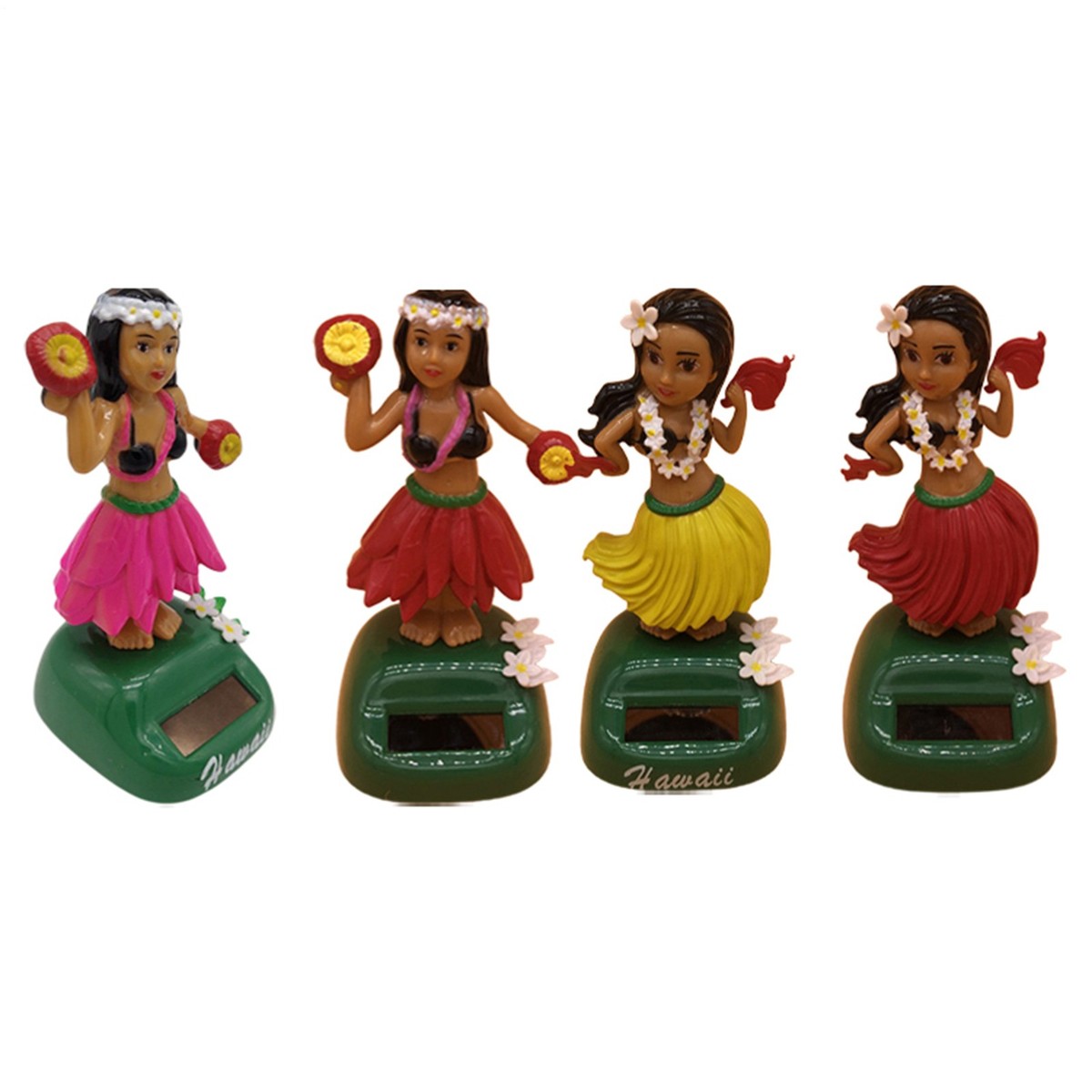 Solar Powered Hawaiian Dancing Hula Girl Shaking Doll Decor for