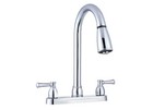 American Motorhome RV 8" Chrome Kitchen Tap With Pull Out Sprayer DF-PK350L-CP