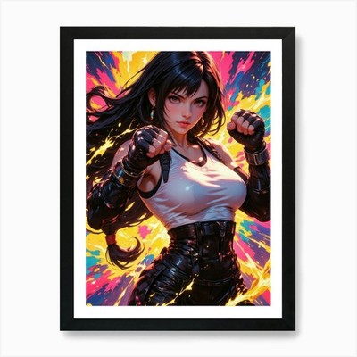 Final Fantasy 9 Kunstdruck gerahmt Wandbild Poster Leinwanddruck Bild