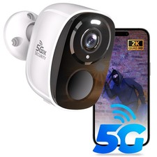 5G/2.4G WiFi Security Camera Outdoor Wireless, 2K Outdoor Wireless Cameras fo...