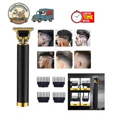 Zero Gapped Hair Trimmer for Men - Powerful, Quiet  Versatile Grooming Tool