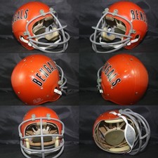 Original 1975 Used Issued Cincinnati Bengals Marietta Suspension Football Helmet