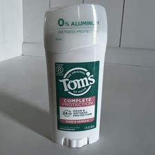 Toms of Maine Complete Protection ROSE  VANILLA Deodorant 2.25 oz