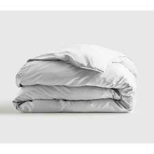 NEW Quince Bamboo Duvet Cover Full Queen Light Gray 100 Organic