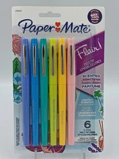 Paper Mate Scented Flair Nature Escape Felt Tip Pen 6/Pk Asst School Office Art