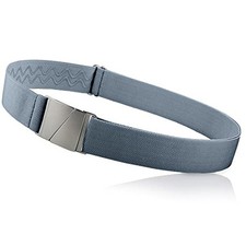 No Show Invisible Elastic Belts for Women  Men 1.5" adjustable Non Dark Grey