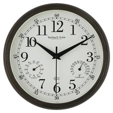 Mainstays 8.75 Inch Indooroutdoor Antique Bronze Round Arabic Analog Wall Clock Mainstays 8.75 Inch Indooroutdoor Antique Bronze Round Arabic Analog Wall Clock