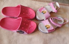 Mädchen Sandalen EU 27 rosa Klettverschluss ...