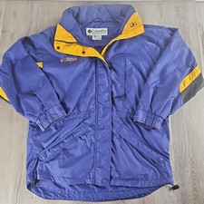 VTG Columbia Sportswear Jacket Purple And Yellow Men  s L 90s Winter Snow Longs