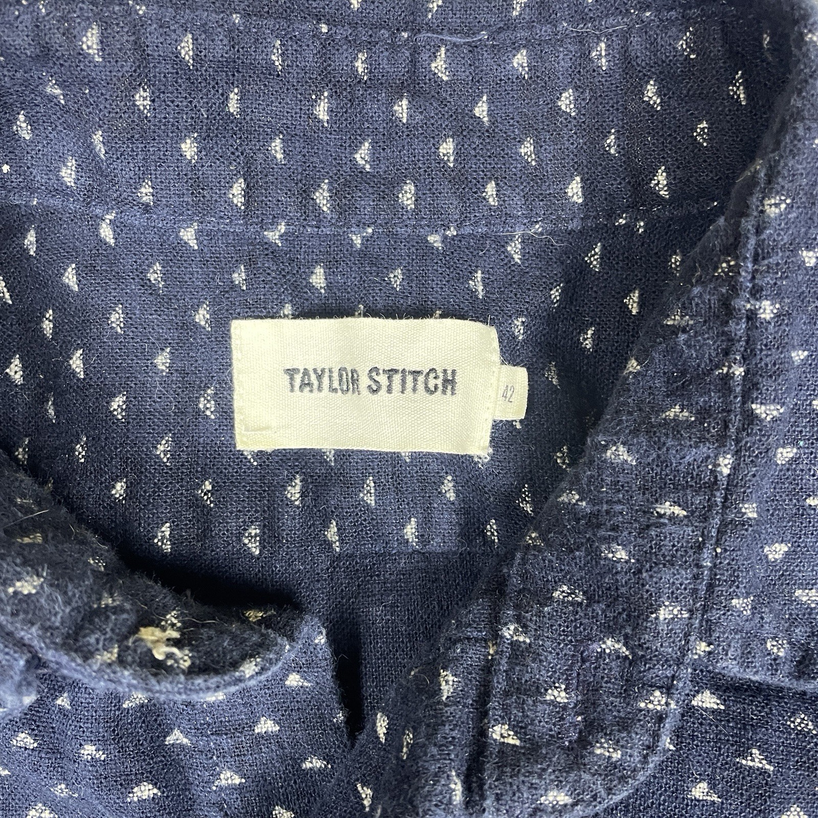 Taylor Stitch Button Down Up Cotton Pattern Shirt… - image 3