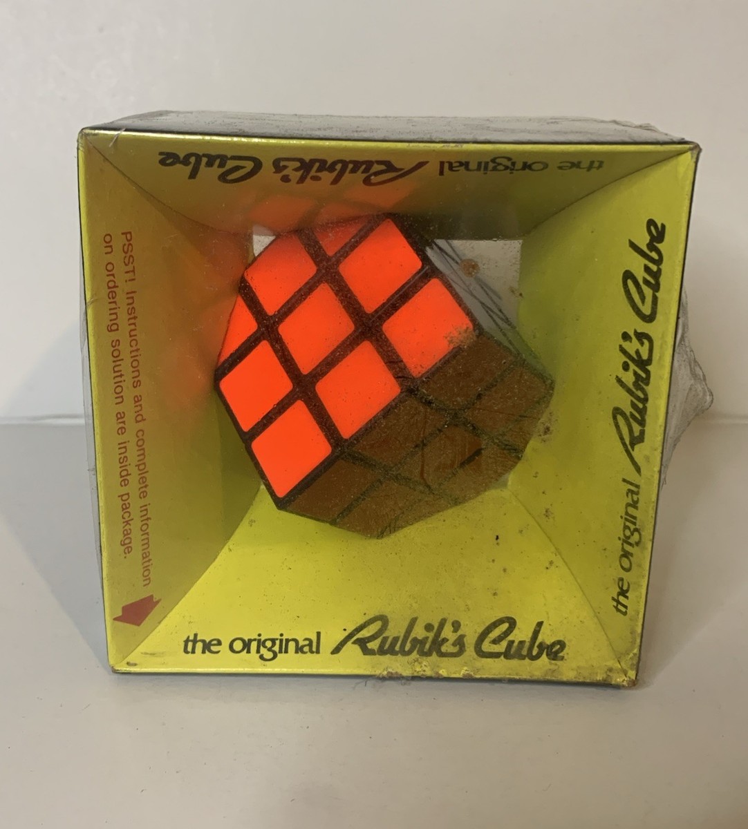 VINTAGE 1980 The Original Rubik's Cube by Ideal NEW IN BOX/SEAL | eBay