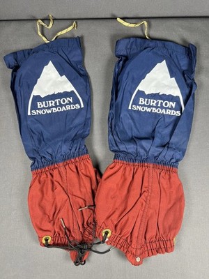 Vintage 1988 1989 Burton Snowboards Leg Gaiters NOS New Old Stock Rare Safari