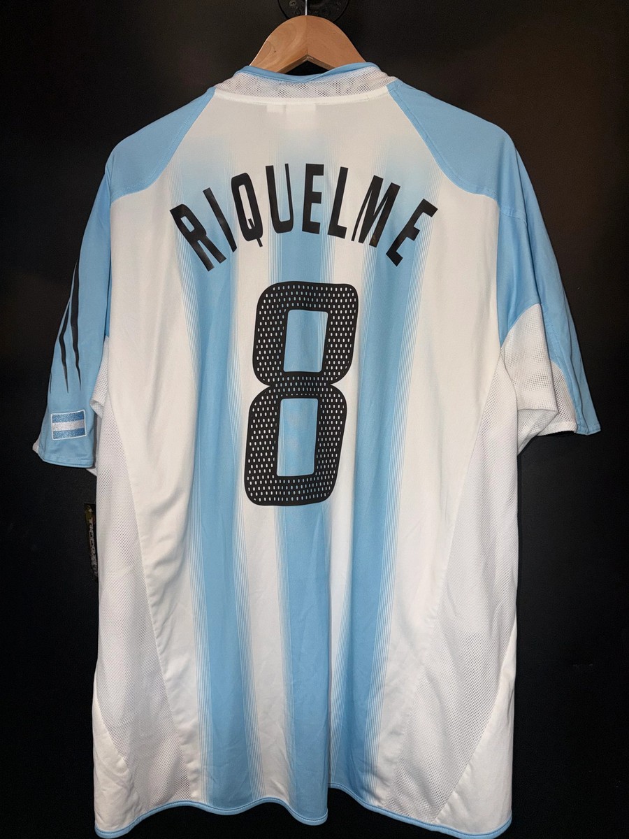 ARGENTINA RIQUELME 2004-2005 ORIGINAL JERSEY SIZE L | eBay