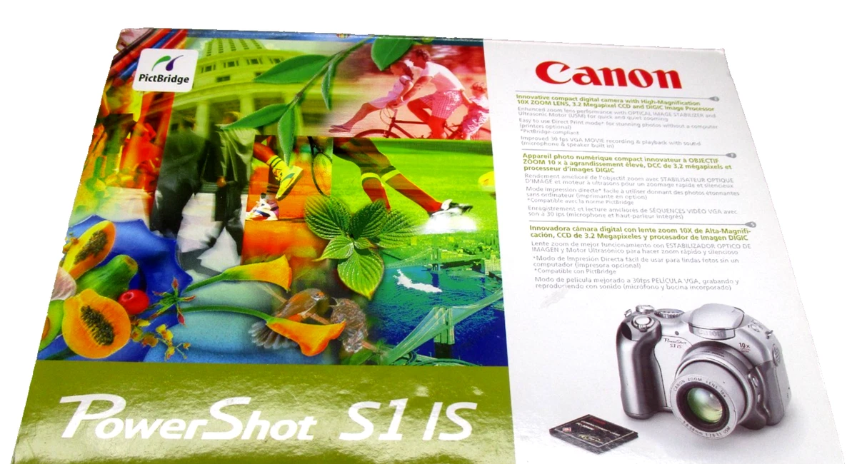 Canon PowerShot S1 IS Digital Cameras for Sale | Shop New & Used