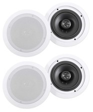 (4) Rockville HC655 6.5" 500 Watt In-Ceiling Home Theater Speakers 8 Ohm