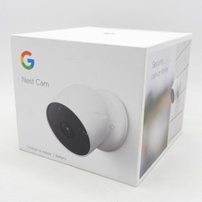 Google Nest Security Indoor Outdoor Camera G3AL9 Snow with box