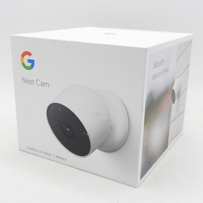 Google Nest Security Indoor Outdoor Camera G3AL9 (Snow) with box