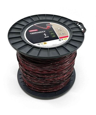 OREGON Profi Mähfaden TERRAMAX Ø 2,4 mm 208 m Trimmerfaden Freischneidefaden