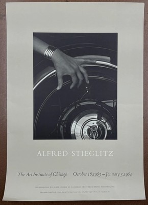 Alfred Stieglitz 1983 Art Institute of Chicago Exhibition Poster