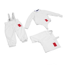 Fencing Kit For Kids Includes Jacket Trousers And Underarm Vest Suitable For V3