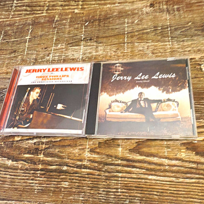 Nice 2 cd Lot Jerry Lee Lewis Knox Phillips Sessions Unreleased and Young Blood 