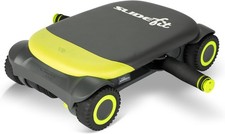 4-Wheel Ab Roller Board with Knee Mat - Safe Core Workout, Compact Home Gym