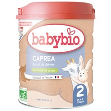Babybio Caprea 2 au lait de chèvre de 6 à 12 mois bio 800g
