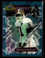 1995 Finest #5 Michael Jackson Card Cleveland Browns