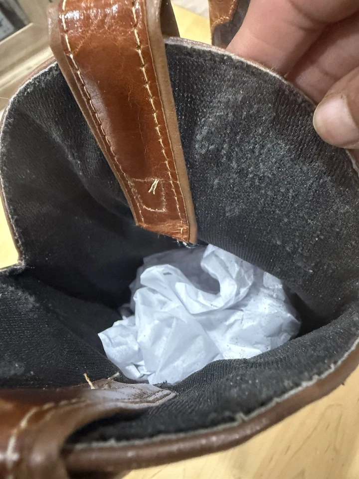 Capezio Cuero Estilo Occidental Bota Tapiz Superior Multicolor Texturizado 5.5 Foto 4 de 4