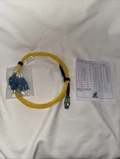 Single Mode 8-Core MPO to 8SC/UPC Fiber Optic Patch Cable 2.1m