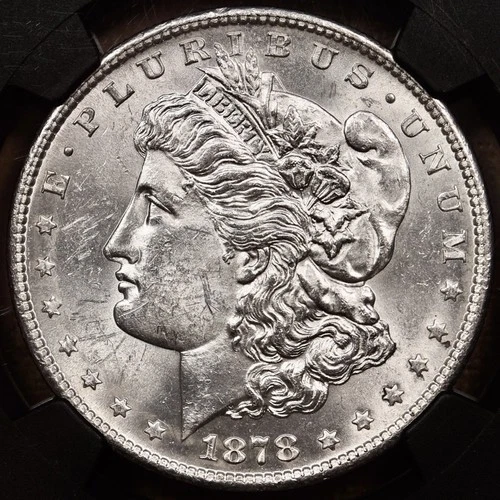 1878-S Morgan Dollar, NGC BU Orig Bag Fragment! DKRC's DOLLAR DEAL WEDNESDAY!!