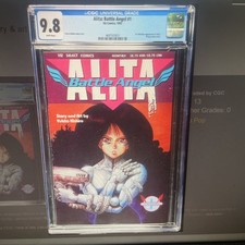 Alita Battle Angel 1 CGC 9.8 1st Comic Book App Of Alita Viz Media 1992 HTF
