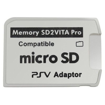 Funturbo Ultimate Version SD2Vita 5.0 Memory Card Adapter, PS 1 Pack, White 