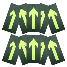10 Pcs Pfeilschild F&uuml;r Schule Pvc-schilder Kleine Pfeilaufkleber