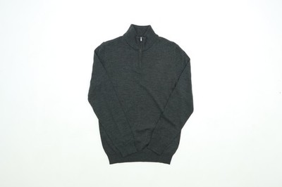 Hawes & Curtis Men's Jumper Size S Moss Green 100% Merino Wool Crew Neck