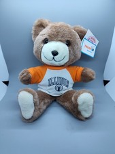 Vtg Trudy Teddy Bear Plush 13" 1983 illinois Fighting Illini NCAA NWT Deadstock