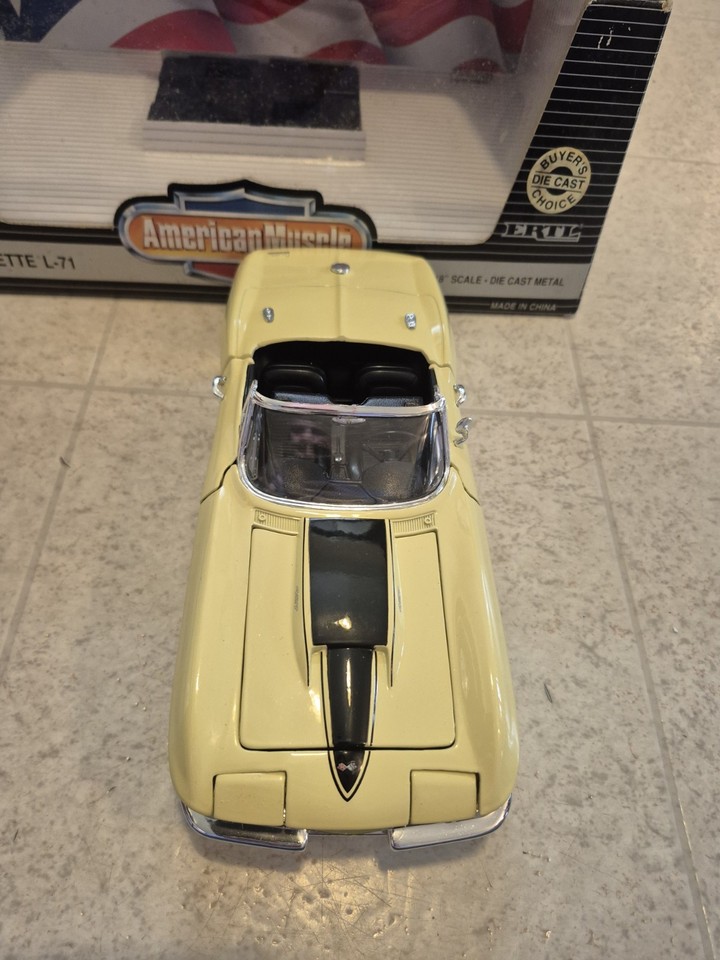 Modèle Réduit ERTL 1/18 - Chevrolet Corvette 1967 L-71 American Muscle, Occasion